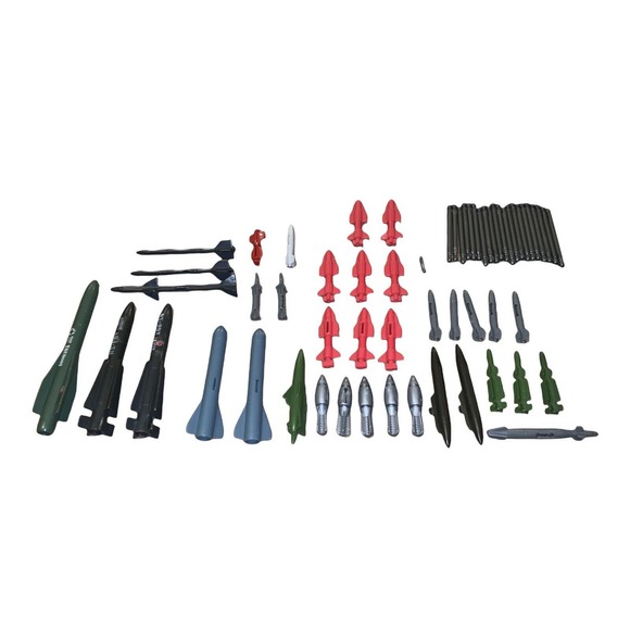 Lot of Assorted G.J. Joe Missiles, Rockets & Bombs 1980s, 90s, & 2000s - Picture 5 of 7
